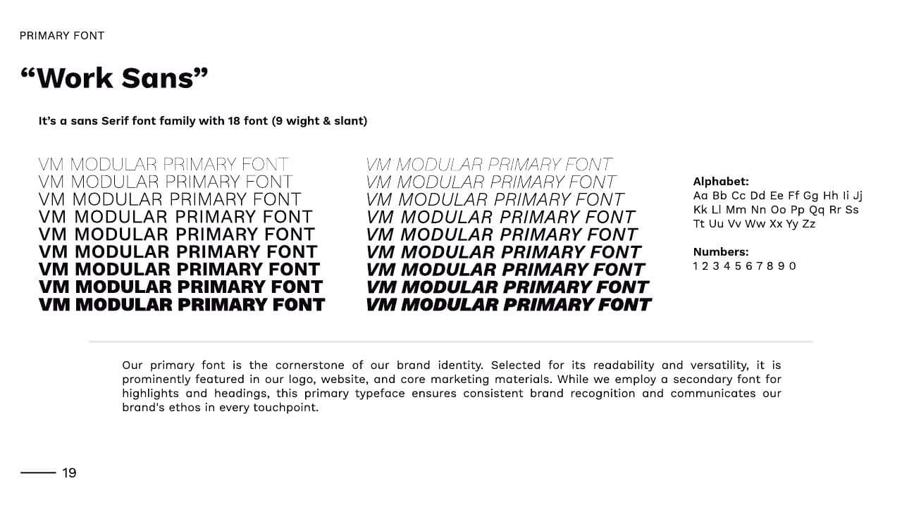 Work Sans — primary typeface