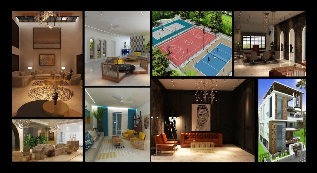 Selected work — 3D interiors