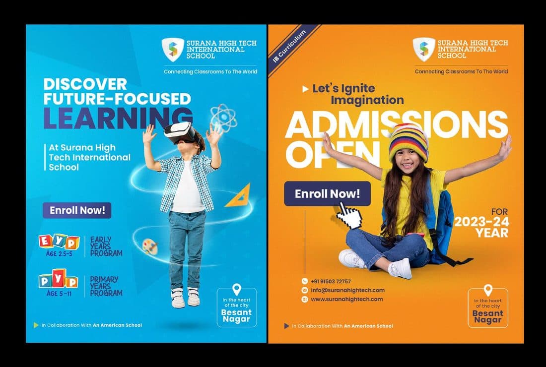 Surana School — Admissions campaign